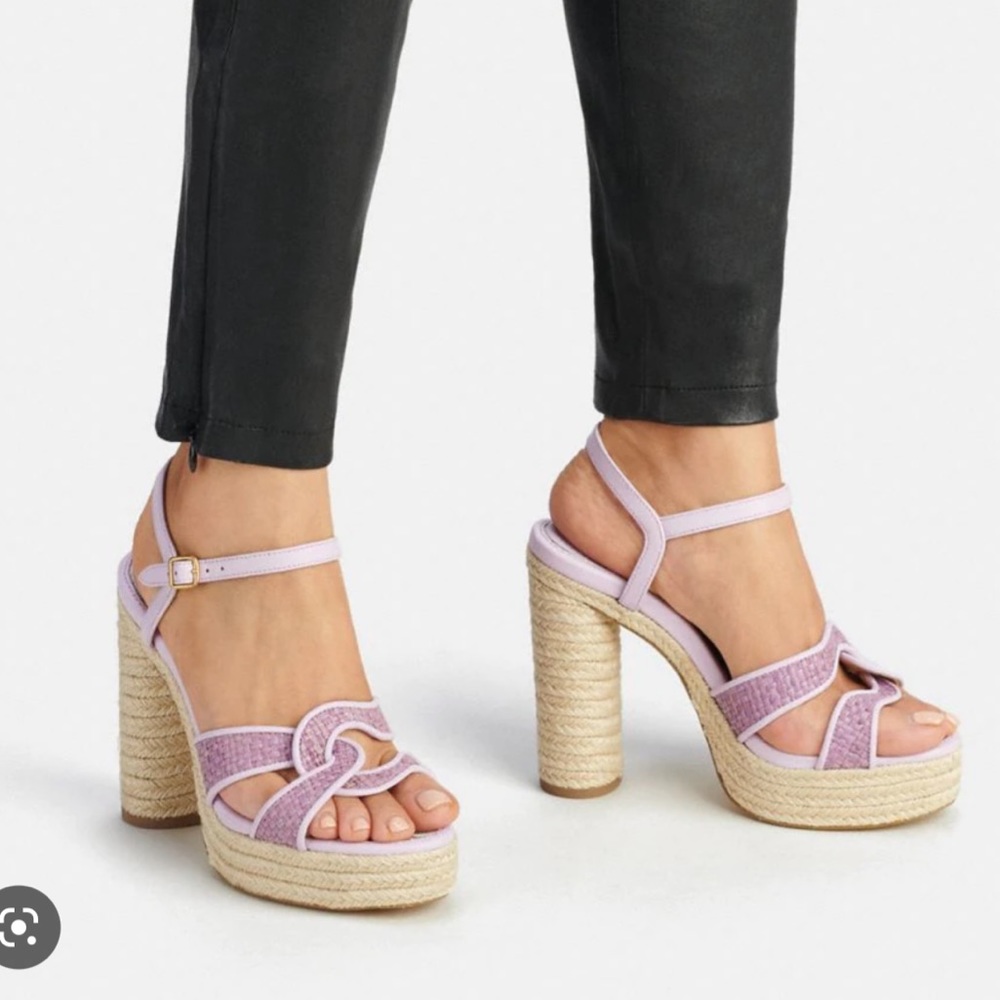 Coach purple shoes